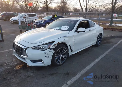 2018 Infiniti Q60 3.0T Luxe z USA, uszkodzony, nr VIN JN1EV7EL9JM392895